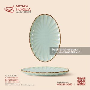 Đĩa bầu dục (oval) múi - Thanh Ngọc
