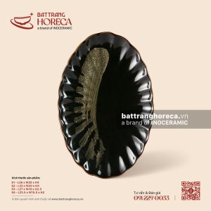 Đĩa bầu dục (oval) múi - Huyền Sa