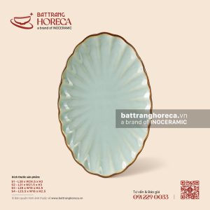 Đĩa bầu dục (oval) múi - Thanh Ngọc