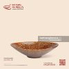 Đĩa bầu dục (oval) sâu chân nhọn 25 x 14cm - Hoả Vũ