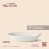 Đĩa bầu dục (oval) sâu lòng 24 x 16cm - Đào Hồng