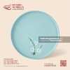 Đĩa bệt (khay pizza) - Đào Trắng