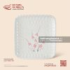 Đĩa bích quy 22cm - Đào Hồng