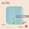 Đĩa bích quy 22cm - Đào Trắng - Bát Tràng Horeca Đĩa bích quy 22cm - Đào Trắng