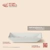Đĩa chữ nhật miệng lượn 23 x 13.5cm - Đào Hồng