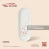 Đĩa dài sâu lòng 30 x 11.5cm - Đào Hồng