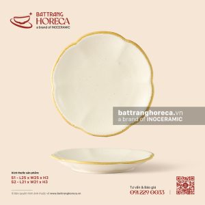 Đĩa hoa 6 cánh - Mộc Sa