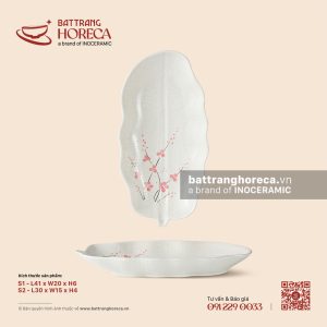Đĩa lá chuối - Đào Hồng