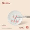 Đĩa lót hoa 14.5cm - Đào Hồng - Bát Tràng Horeca Đĩa lót hoa 14.5cm - Đào Hồng