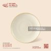 Đĩa lót tròn - Mộc Sa - Bát Tràng Horeca Đĩa lót tròn - Mộc Sa