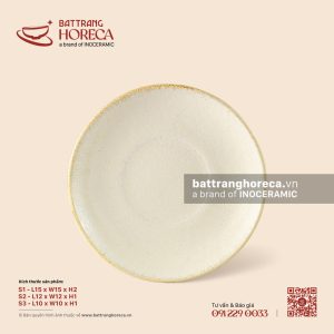 Đĩa lót tròn - Mộc Sa