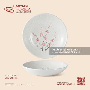 Đĩa pháp 18cm - Đào Hồng