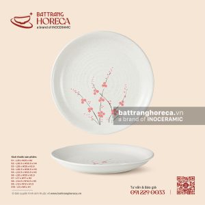 Đĩa tròn - Đào Hồng
