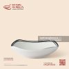 Đĩa vuông sâu 14cm - Tịnh Tuyến - Men ngà - Bát Tràng Horeca Đĩa vuông sâu 14cm - Tịnh Tuyến - Men ngà