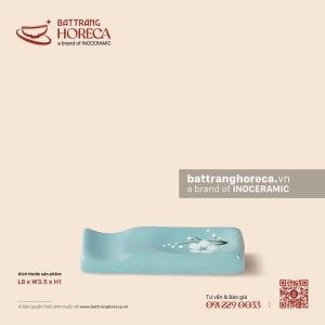 Gác đũa 2in1 8 x 3.5cm - Đào Trắng