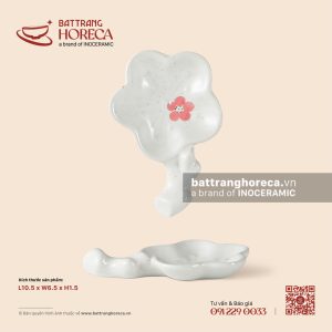 Gác đũa hoa 10.5 x 6.5cm - Đào Hồng