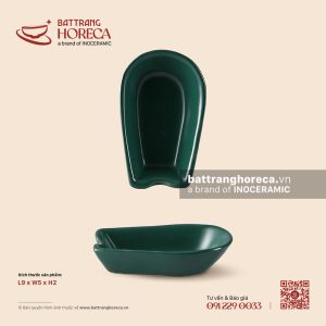 Gác thìa đơn 9 x 5cm - Lục Diệp