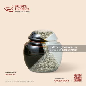 Hũ đựng trà 9 x 7cm - Địa Nhã
