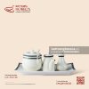 Khay gia vị 25 x 13cm - Tịnh Tuyến - Men ngà - Bát Tràng Horeca Khay gia vị 25 x 13cm - Tịnh Tuyến - Men ngà