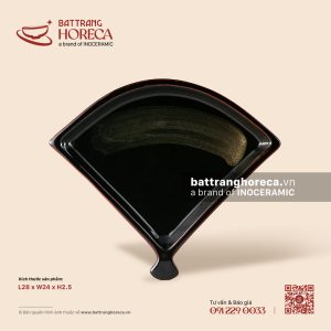 Khay quạt 28 x 24cm - Huyền Sa