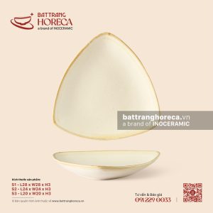 Khay tam giác - Mộc Sa
