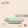 Khay vuông lượn 22cm - Thanh Ngọc
