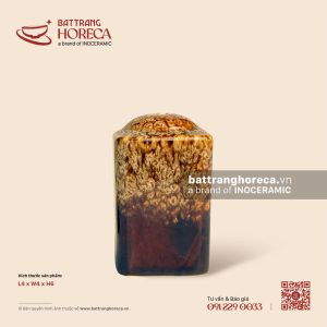 Lọ muối tiêu vuông 4cm - Hoả Vũ
