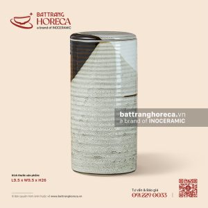Ống đũa cao kèm nắp 26cm - Địa Nhã