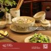 Set bát đĩa Đào Chuồn cho quán ăn Việt Bát Tràng