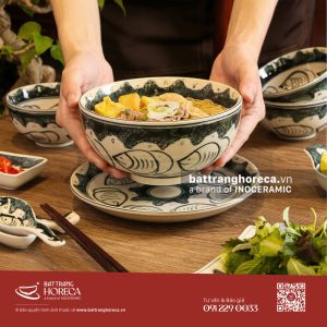 Set tô sâu Cá Đồng cho quán bún riêu ốc bò