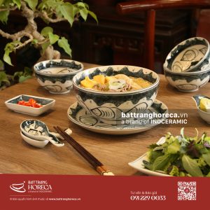 Set tô sâu Cá Đồng cho quán bún riêu ốc bò
