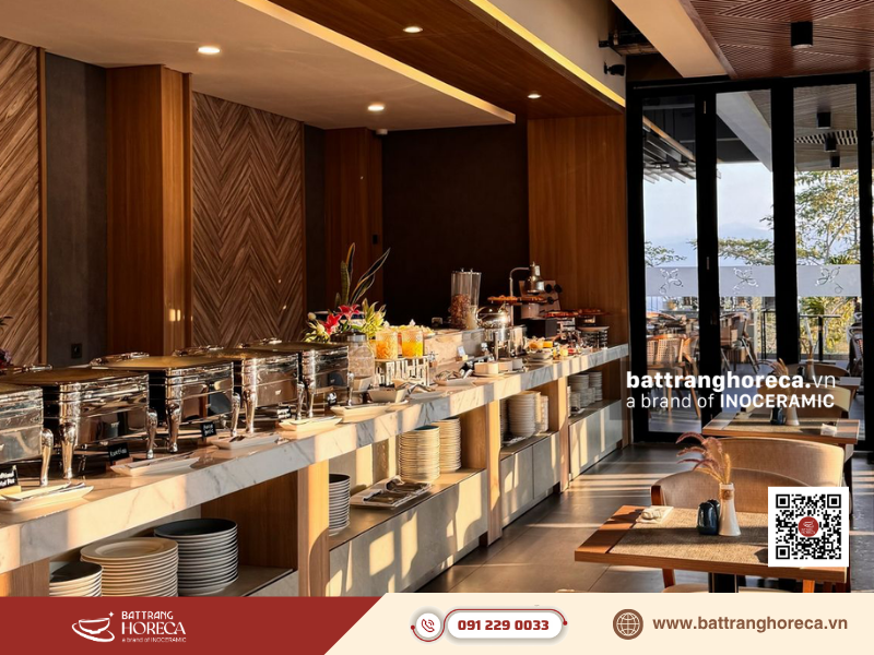 Tiêu chuẩn chén dĩa dành cho phân khúc nhà hàng khách sạn 3 sao - Bát Tràng Horeca Tiêu chuẩn chén dĩa dành cho phân khúc nhà hàng khách sạn 3 sao