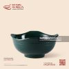 Tô (bát) vuông vành lượn 18cm - Lục Diệp