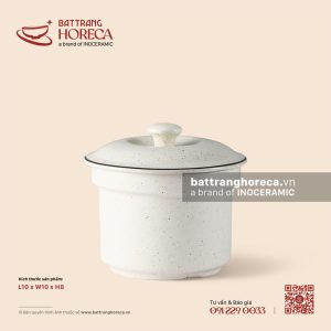 Âu (thố) chưng yến trụ 10cm - Ưu Đàm