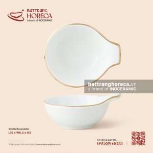 Bát cán (bát chuôi) 10 x 8.5cm - Minh Nguyệt chỉ vàng