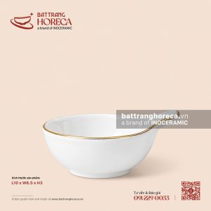 Bát cán (bát chuôi) 10 x 8.5cm - Minh Nguyệt chỉ vàng