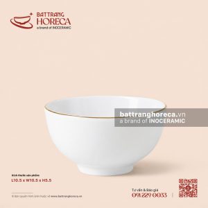 Bát (chén) cơm 10.5cm - Minh Nguyệt chỉ vàng
