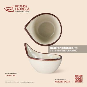 Bát (chén) sốt cán đứng 7cm - Trứng Sáo