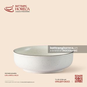 Bát chữ U (bát Nhật) 15cm - Ưu Đàm