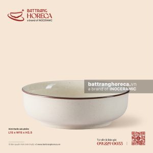 Bát chữ U (bát Nhật) 15cm - Trứng Sáo