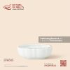 Bát (đĩa) gia vị bầu dục lượn 8 x 6cm - Minh Nguyệt chỉ vàng