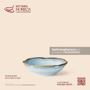 Bát (đĩa) gia vị hoa 9.5cm - Diêm Lam