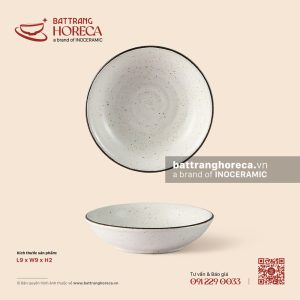 Bát (đĩa) gia vị muối tròn 9cm - Ưu Đàm