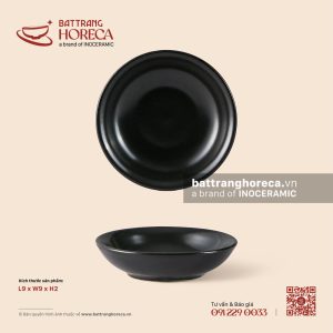 Bát (đĩa) gia vị muối tròn 9cm - U Linh