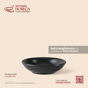 Bát (đĩa) gia vị muối tròn 9cm - U Linh