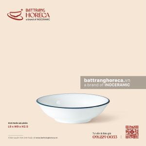 Bát (đĩa) gia vị muối tròn 9cm - Minh Nguyệt chỉ xanh