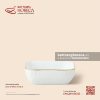 Bát (đĩa) gia vị muối vuông 6.5cm - Minh Nguyệt chỉ vàng