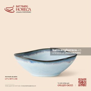 Bát salad tam giác 17cm - Diêm Lam