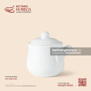 Bình (ấm) mắm tương không quai 10 x 8cm - Minh Nguyệt