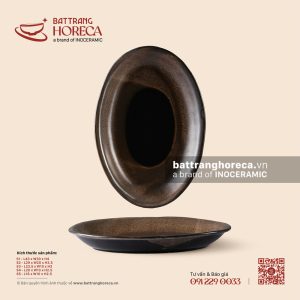 Đĩa bầu dục (oval) sâu - Ô Vân